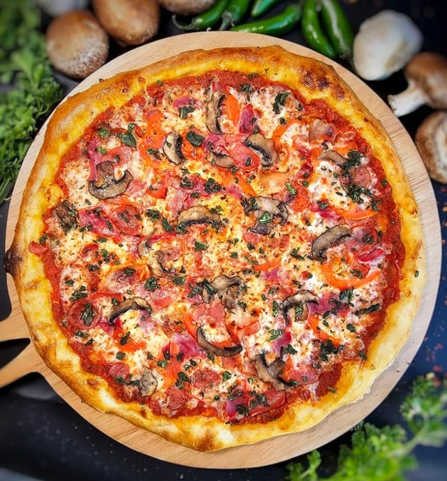 Meat Supreme Pizza.