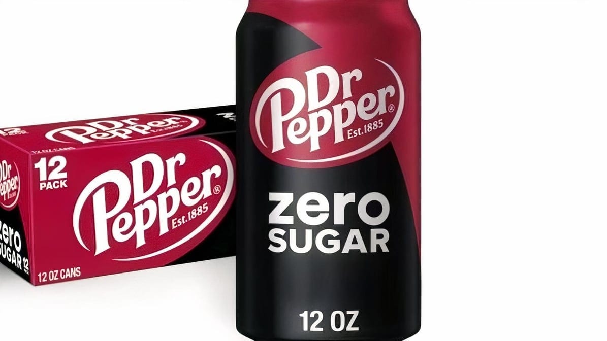 Dr. Pepper Zero Sugar.