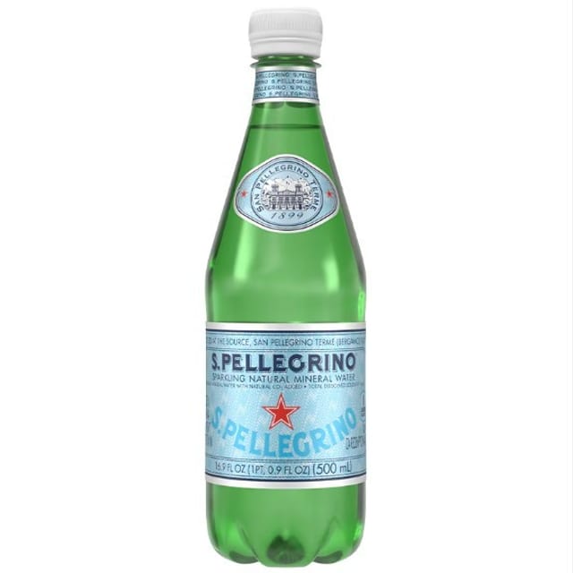 San Pellegrino Sparkling Water.