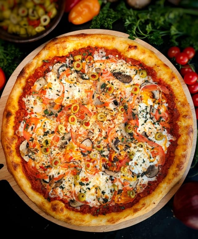 Vegetarian Pizza.